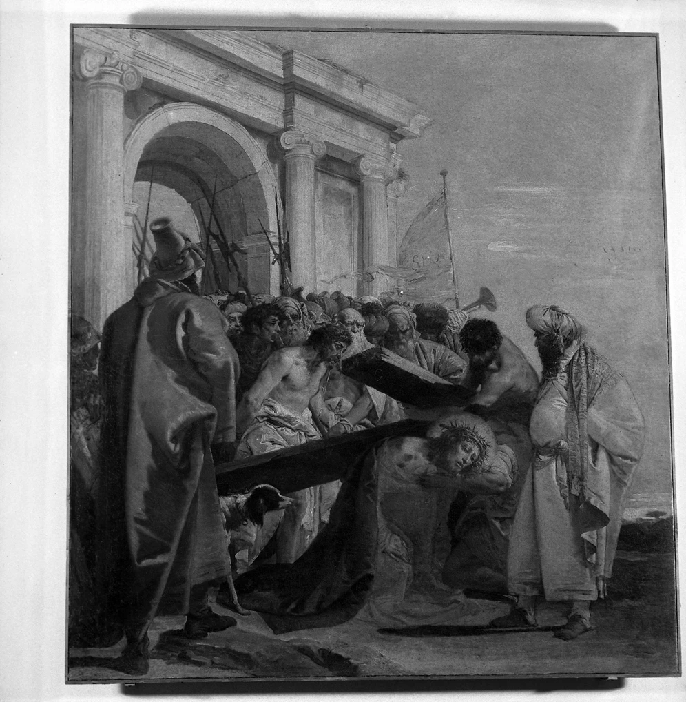 Chiesa di San Polo (Venezia) - Oratorio del Crocifisso, VIA CRUCIS III, Gesù cade la prima volta